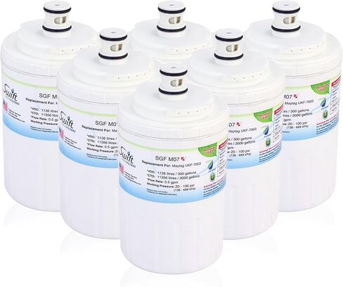Swift Green Filters SGF-M07 Rx Compatible for UKF7003,UKF7001,EDR7D1,Filter 7 Pharmaceuticals Refrigerator water Filter (1 Pack),Made in USA " in Kuwait