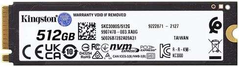 Kingston KC3000 PCIe 4.0 NVMe M.2 1024 GB SSD - تخزين عالي الأداء لأجهزة الكمبيوتر المكتبية والكمبيوتر المحمول -SKC3000S/1024G in Saudi Arabia