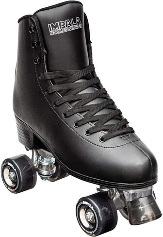 Impala Rollerskates Girl's Impala Quad Skate (Big Kid/Adult) Leopard 1 (8-9 Years) M in Kuwait