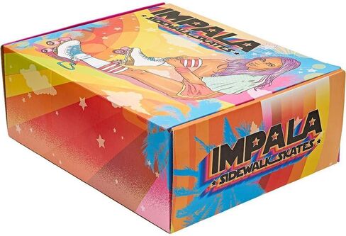 Impala Rollerskates Girl's Impala Quad Skate (Big Kid/Adult) Leopard 1 (8-9 Years) M in Kuwait