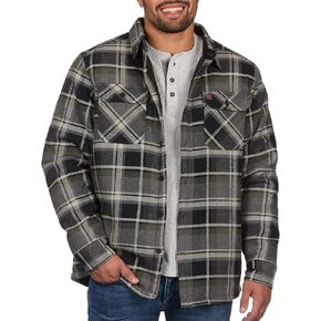 Coleman Sherpa Lined Yukon Flannel Shirt Jackets with Corduroy Trim in Saudi Arabia