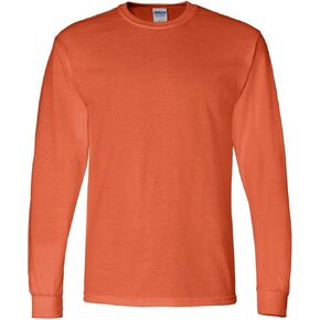 Gildan Mens DryBlend 50 Cotton/50 Poly Long Sleeve T-Shirt, Sport Grey in Saudi Arabia