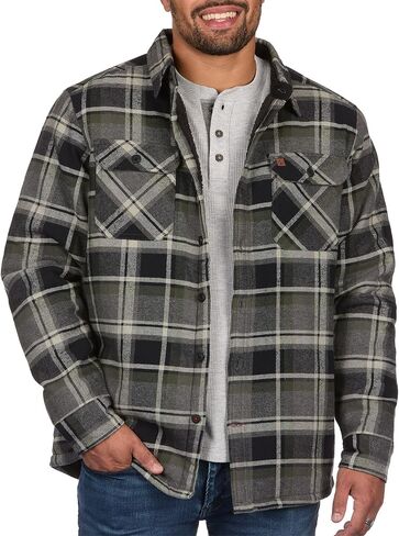 Coleman Sherpa Lined Yukon Flannel Shirt Jackets with Corduroy Trim in Saudi Arabia