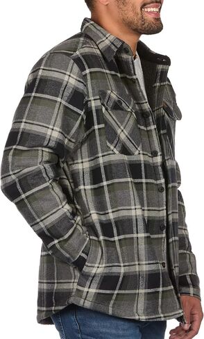 Coleman Sherpa Lined Yukon Flannel Shirt Jackets with Corduroy Trim in Saudi Arabia