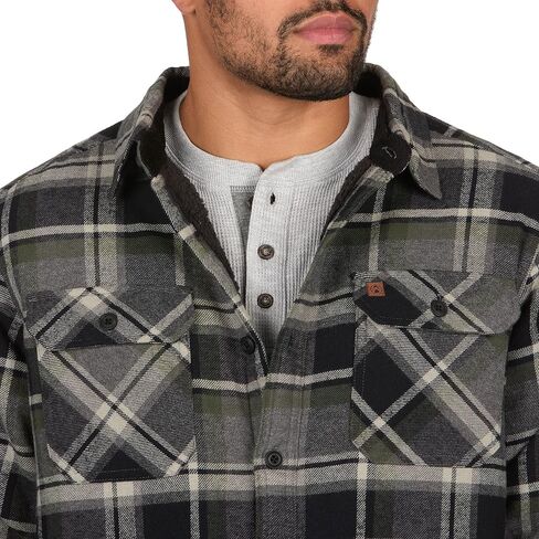 Coleman Sherpa Lined Yukon Flannel Shirt Jackets with Corduroy Trim in Saudi Arabia