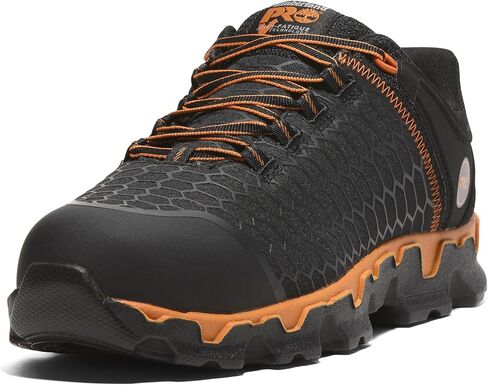 Timberland Men's Powertrain Sport Alloy Safety Toe Electrical Hazard AL, Black: Black Orange, 7.5 in Saudi Arabia