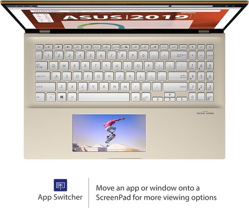 ASUS VivoBook S15 S532 Thin & Light Laptop, 15.6" FHD, Intel Core i5-10210U CPU, 8GB DDR4 RAM, 512GB PCIe SSD, Windows 10 Home, IR camera, S532FA-DH55, Transparent Silver-Metal in Saudi Arabia