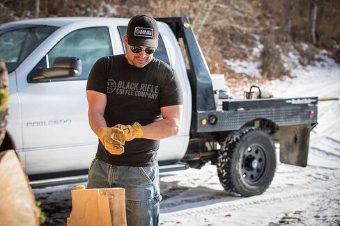 Black Rifle Coffee COTUS Logo T-Shirt, Vintage Black, Size Extra Large in Kuwait