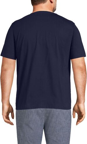Lands' End Men's Short Sleeve Super-T Henley in Saudi Arabia