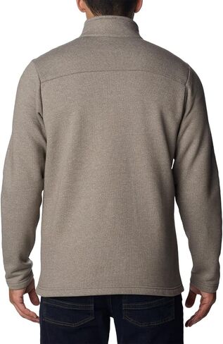 Columbia Men's Great Hart Mountain™ III Half Zip Sweater, Delta Heather, S in Saudi Arabia