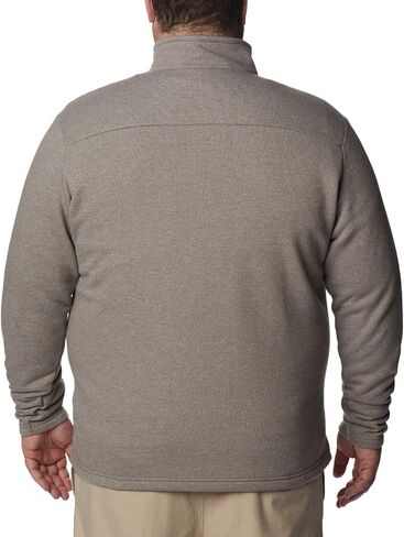 Columbia Men's Great Hart Mountain™ III Half Zip Sweater, Delta Heather, S in Saudi Arabia