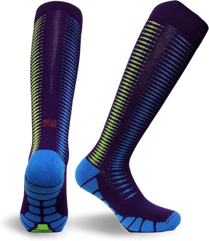 Vitalsox Unisex Patented Graduated Compression Socks, Stardust Multi, Large, Blue in Kuwait