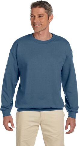 Gildan 18000 - Classic Fit Adult Crewneck Sweatshirt Heavy Blend - First Quality - Maroon - 3X-Large in Saudi Arabia