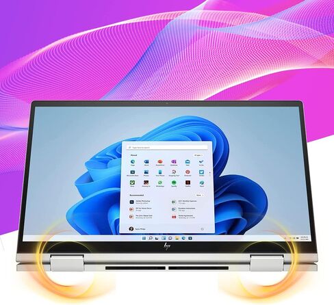 2022 HP Envy X360 2-in-1 15.6" FHD Touchscreen Laptop Computer, Intel Core i7-1165G7, 16GB RAM, 512GB PCIe SSD, Backlit Keyboard, Iris Xe Graphics, B&O Audio, Windows11, Silver, (Renewed) in Kuwait