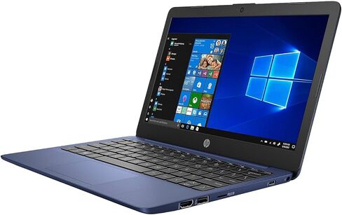 HP لابتوب ستريم 11 انش، انتل سيليرون N4020، انتل UHD جرافيكس 600، ذاكرة رام 4 جيجا، ذاكرة اي ام ام سي 64 جيجا، ويندوز 11 هوم في وضع اس (11-ak0030nr، ازرق ملكي) in Saudi Arabia
