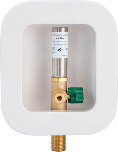 Lingmfg صندوق مخرج صانع الثلج PEX تجعيد، 1/2 بوصة تجعيد PEX 1807، وصلة 1/4 بوصة خرطوم صانع الثلج، غطاء ضغط مدخل صندوق صمام المياه العمل القديم in Kuwait