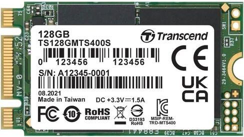 Transcend 256GB SATA III 6Gb/s MTS400 42 mm M.2 SSD Solid State Drive (TS256GMTS400) in Saudi Arabia