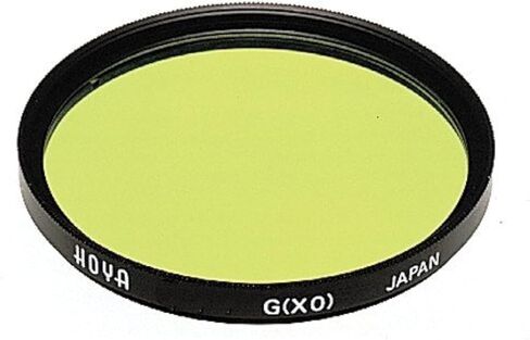 HOYA HMC X0 72mm Lens Filter (Yellow-Green) – Contrast Enhancing Camera Filter for B&W Photography with Slim Black Aluminum Frame, 6-Layer HMC Multi-Coated Optical Glass, Ideal for Portraits & Foliage in Saudi Arabia