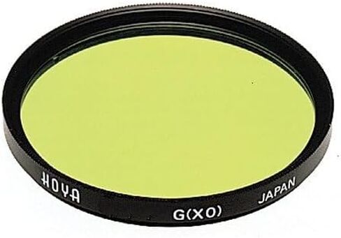 HOYA HMC X0 72mm Lens Filter (Yellow-Green) – Contrast Enhancing Camera Filter for B&W Photography with Slim Black Aluminum Frame, 6-Layer HMC Multi-Coated Optical Glass, Ideal for Portraits & Foliage in Saudi Arabia