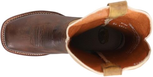Dan Post Boots Mens Bellamy Embroidery Square Toe Boots Mid Calf - Brown in Saudi Arabia