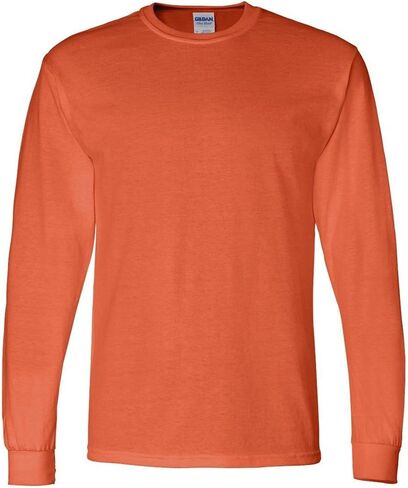 Gildan Mens DryBlend 50 Cotton/50 Poly Long Sleeve T-Shirt, Sport Grey in Saudi Arabia