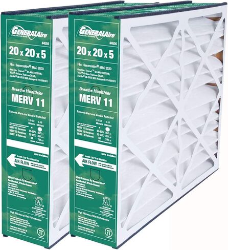 GeneralAire ReservePro # 4556 20" x 20" x 5" Air Filter, MERV 11-6FM2020 (3-Pack) in Kuwait