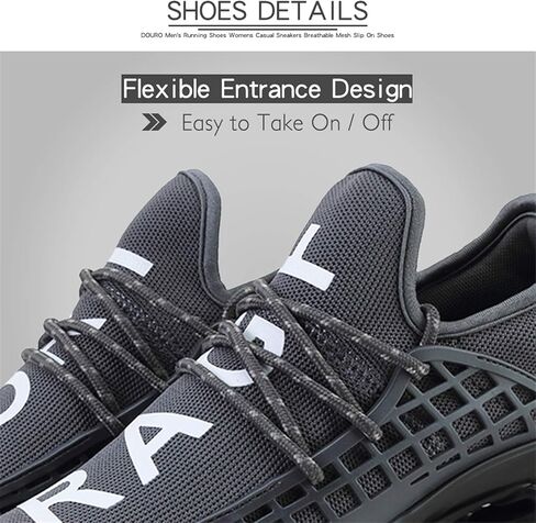DUORO Men Athletic Shoes Running Shoes Non Slip Blade Road Running Tennis Shoes Walking Sport Sneakers (DkGreen, Numeric_6_Point_5) in Kuwait