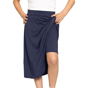 Girls A-Line Skirt with Built-in Shorts | 3 Lengths to Choose from: Short, Knee, and Midi | Size 4-16
