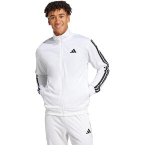 Adidas Men 3 Stripes Tricot Track Top ، White