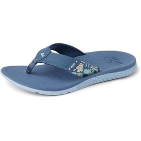 Reef Women's Santa Ana Flip-Flop, Vintage Indigo, 10