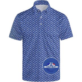 Golf Polo Shirts for Men Funny Short Sleeve Polo Shirts Golf Gifts Quick Dry Moisture Wicking Mens Hawaiian Polos Shirt in Saudi Arabia