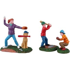 Baseball Practice, Set of 3#32206 Kids Play with Bat and Ball Blue