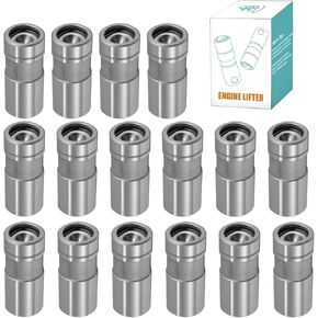 (OEM Parts) 16 PCS HT-900 Hydraulic Valve Lifter For 1963-1991 Ford 300 Country Sedan Bronco Country Squire E-150/ E-250/E-350 Econoline Wagon 3.9L 4.3L 4.7L 4.9L 5.0L 6.6L 7.0L 7.5L LIF4137