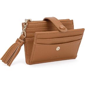 CLUCI Large Capacity Leather Wristlet Clutch Bundles with Small Womens Wallet