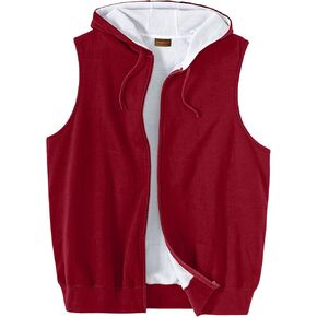 Boulder Creek by KingSize Men's Big & Tall Tall Thermal-Lined Fleece Vest in Kuwait