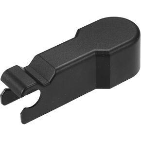 ACROPIX Front Windshield Wiper Arm Nut Cover Cap Black Fit for Jeep Wrangler JK 2007-2018 - Pack of 1