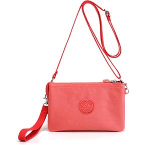 Small Crossbody Bag for Women Lightweight Nylon Shoulder Handbag Multi Pocket Clutch Purse Mobile Phone Bag in Saudi Arabia
