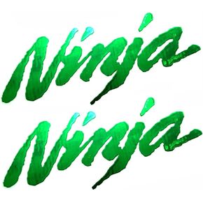 Motorcycle Accessories Gas Tank Fender Cowl Fairing Reflective Sticker Laser Decal Compatible with Kawasaki Ninja 300 400 650 1000 ZX6R ZX10R ZX14R ZX10R ZX9R ZX7R 250 500 900 H2 750 H2R Green