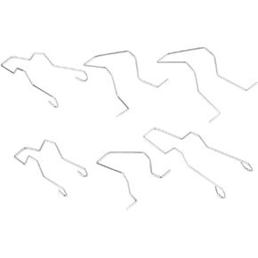 6Pcs Headlamp Bulb Retaining Spring Clip Set | Compatible with H1, H4, H7 | Replacement Clips for Headlight Assembly