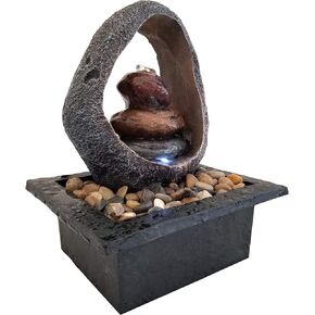 Danner Manufacturing ، Inc. Halo Inditation Fountain مع LED Rock Formation ، 03802
