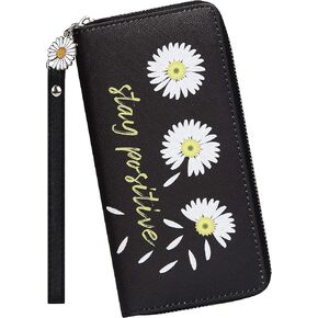 Zip Zip المطبوعة للنساء حول Wallet Phone Croot Presherger منظم