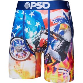 PSD Underwear Men's Boxer Briefs (Multi/Merica/M) in Saudi Arabia
