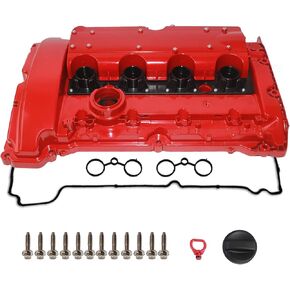 N14 Aluminum Valve Cover Compatible with 2009-2010 Mini Cooper S 2007-2008 S Hatchback 1.6L Replace# 11127646555