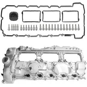 Engine Valve Cover Kit Compatible with BMW 2011-2014 X3 X5 X6 335i 535i 2013-2014 740i 2012-2014 640i 2011-2013 135i Part 11127570292