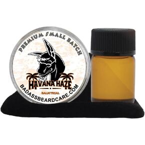 Badass Beard Care Beard Oil and Balm Trial Pack For Men - Pharaoh Scent - Natural Ingredients, Keeps Beard and Mustache Full, Reduce Itchy, Flaky Skin, Promote Healthy Growth in Kuwait