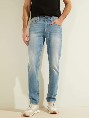 GUESS Men's Slim Taper Basic 5Pkt, Jackson Wash, 032 in Saudi Arabia