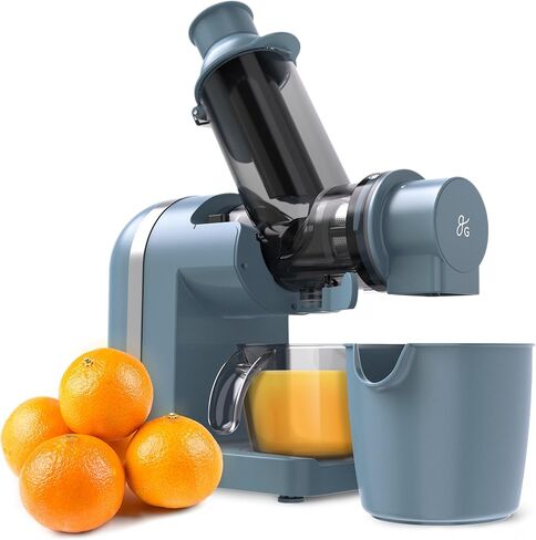 Greater Goods Slow Masticating Juicer - A Powerful, Low-Key, Easy to Clean Cold Press Juicer | A Juice Extractor for the Healthiest, Most Delicious Fruit and Vegetable Juices | Designed in St. Louis in Saudi Arabia