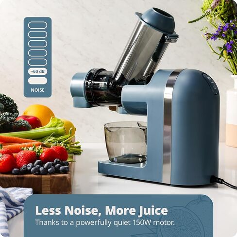 Greater Goods Slow Masticating Juicer - A Powerful, Low-Key, Easy to Clean Cold Press Juicer | A Juice Extractor for the Healthiest, Most Delicious Fruit and Vegetable Juices | Designed in St. Louis in Saudi Arabia