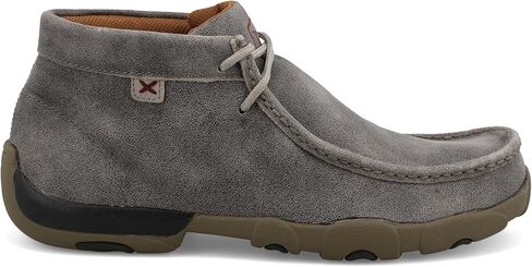Twisted X Men's Chukka Driving Moc, Grey, 7.5M in Saudi Arabia