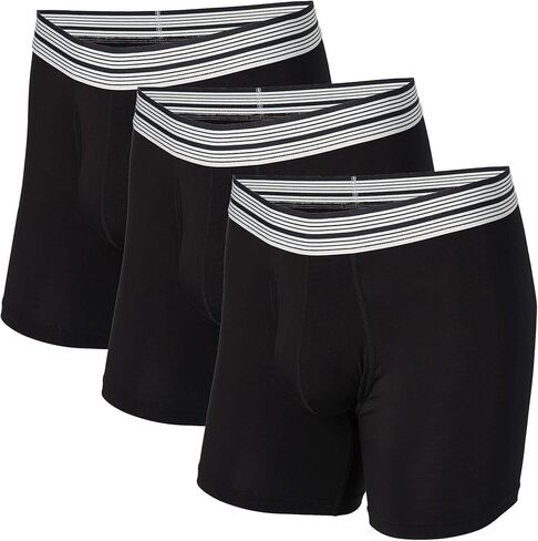 Mr. Davis Men's Standard Cut Boxer Brief Underwear - 3 Pack in Saudi Arabia